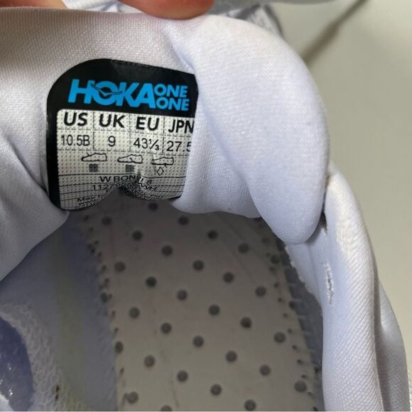 HOKA W Bondi 8 White Sneakers 10.5B - Picture 13 of 13